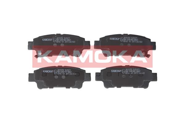 KAMOKA JQ101252 Bremsbelagsatz, Scheibenbremse