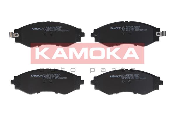 KAMOKA JQ101284 Bremsbelagsatz, Scheibenbremse