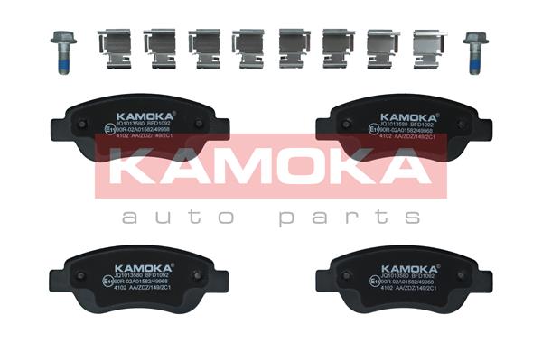 KAMOKA JQ1013580 Bremsbelagsatz, Scheibenbremse