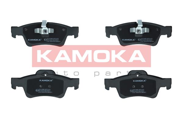 KAMOKA JQ1013662 Bremsbelagsatz, Scheibenbremse