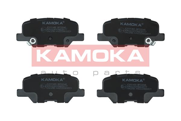 KAMOKA JQ101465 Bremsbelagsatz, Scheibenbremse