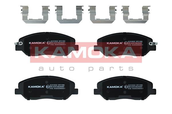 KAMOKA JQ1018222 Bremsbelagsatz, Scheibenbremse
