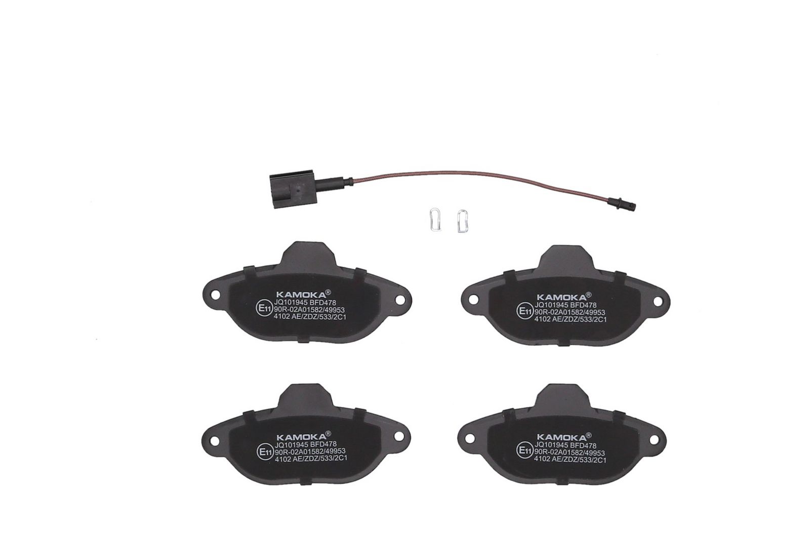 KAMOKA JQ101945 Brake Pad Set, disc brake