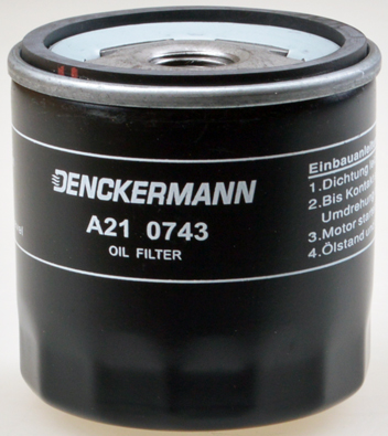 DENCKERMANN A210743 Olejový filter