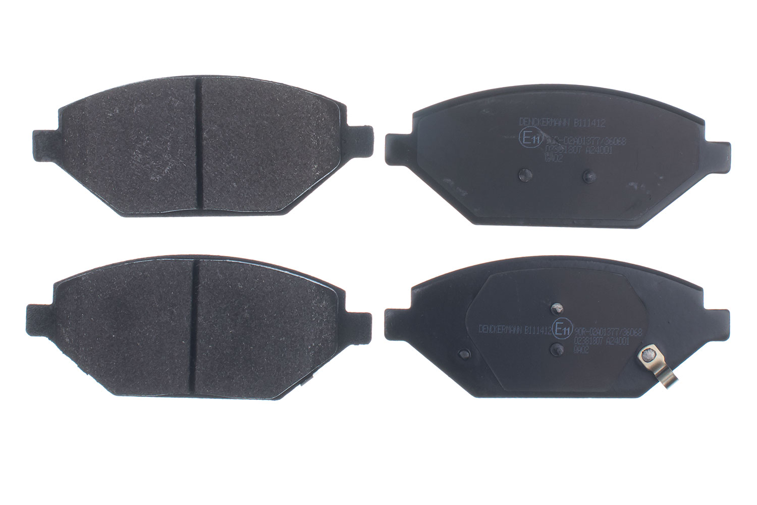 DENCKERMANN B111412 Brake Pad Set, disc brake