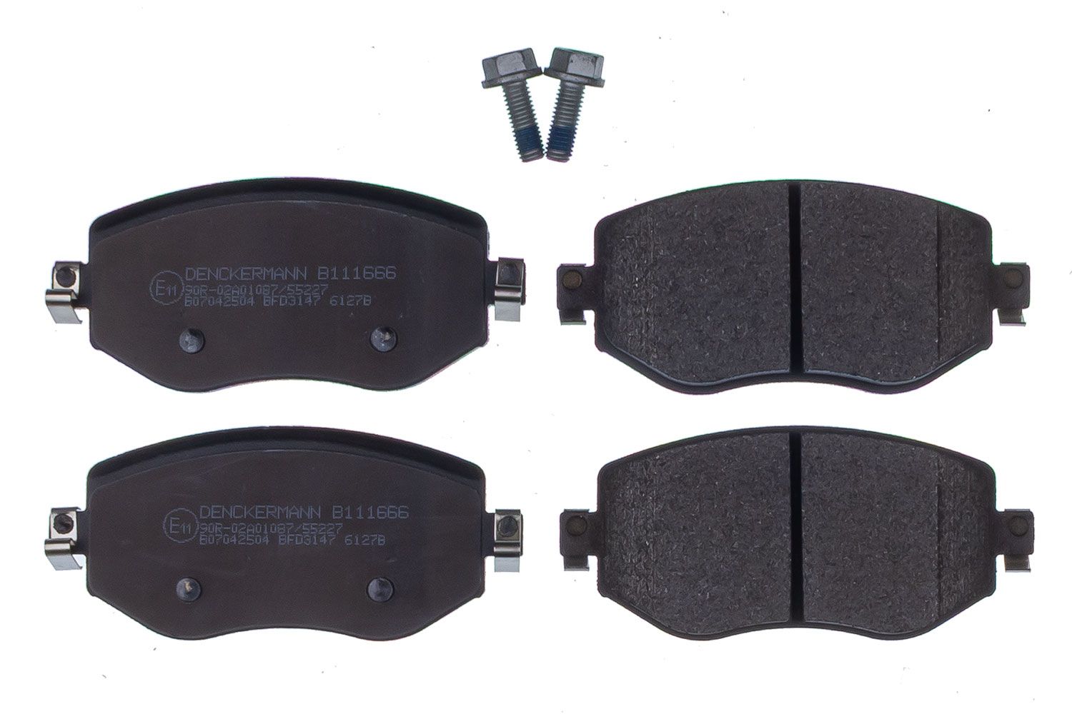 DENCKERMANN B111666 Brake Pad Set, disc brake