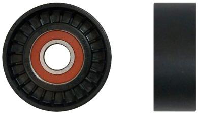 DENCKERMANN P266001 Tensioner Pulley, V-ribbed belt for TOYOTA