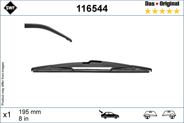 BOSCH 3 397 011 923 Rear Viskerblad