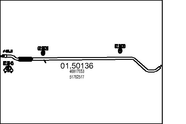 MTS 01.50136 Stredni tlumic...