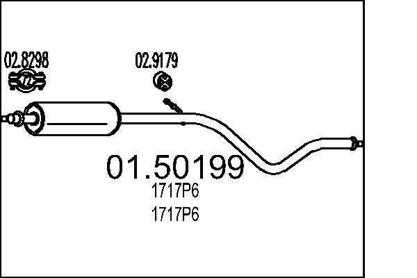 MTS 01.50199 Stredni tlumic...