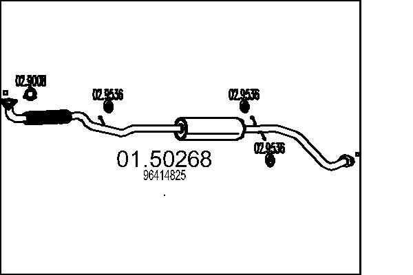 MTS 01.50268 Stredni tlumic...