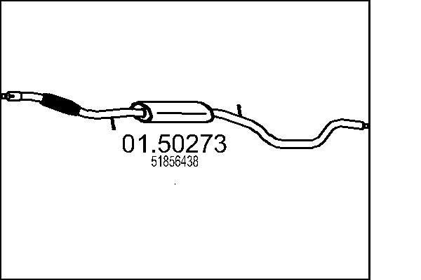 MTS 01.50273 Stredni tlumic...