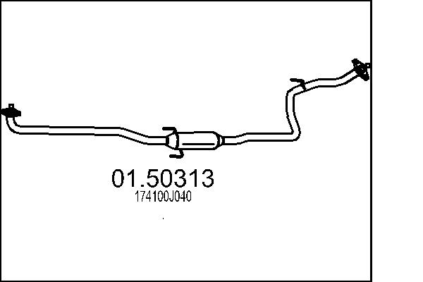 MTS 01.50313 Stredni tlumic...