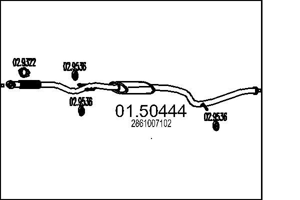 MTS 01.50444 Stredni tlumic...