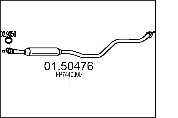 MTS 01.50476 Stredni tlumic...