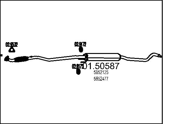 MTS 01.50587 Stredni tlumic...