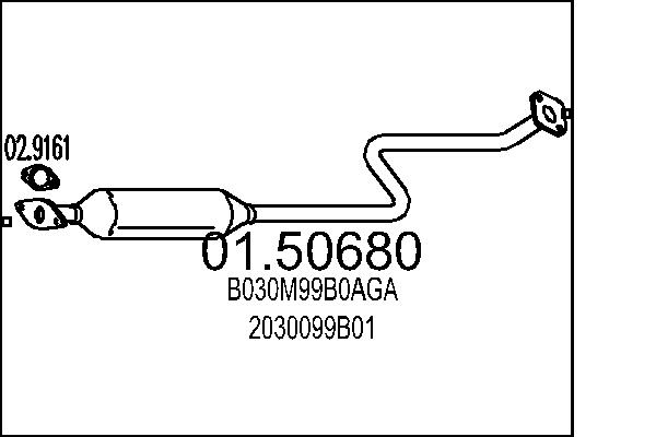 MTS 01.50680 Stredni tlumic...