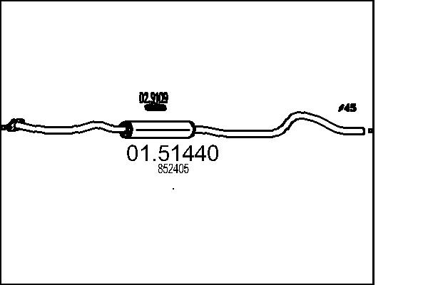 MTS 01.51440 Silenziatore...
