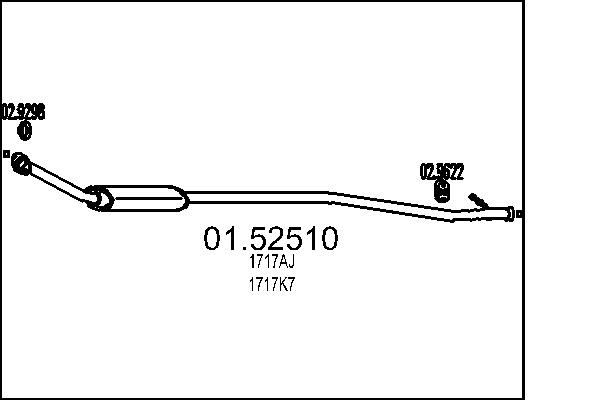 MTS 01.52510 Stredni tlumic...