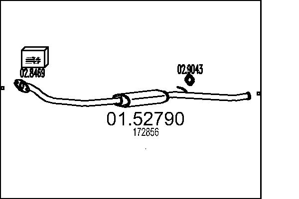 MTS 01.52790 Stredni tlumic...