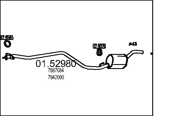 MTS 01.52980 Silenziatore...
