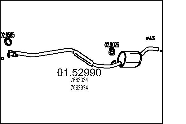 MTS 01.52990 Silenziatore...