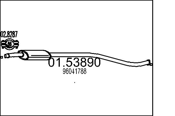 MTS 01.53890 Stredni tlumic...