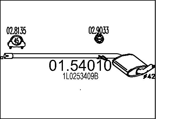 MTS 01.54010 Stredni tlumic...