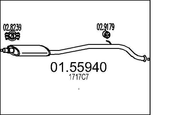 MTS 01.55940 Stredni tlumic...