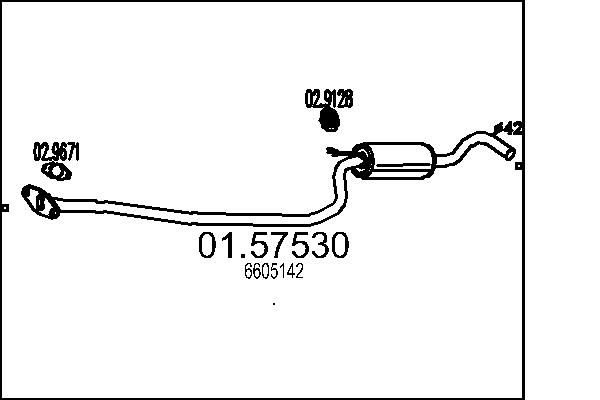 MTS 01.57530 Stredni tlumic...