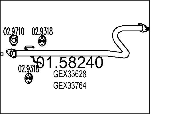 MTS 01.58240 Stredni tlumic...