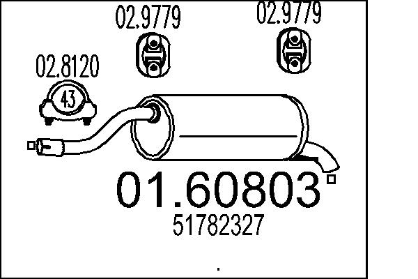 MTS 01.60803 Silenziatore...