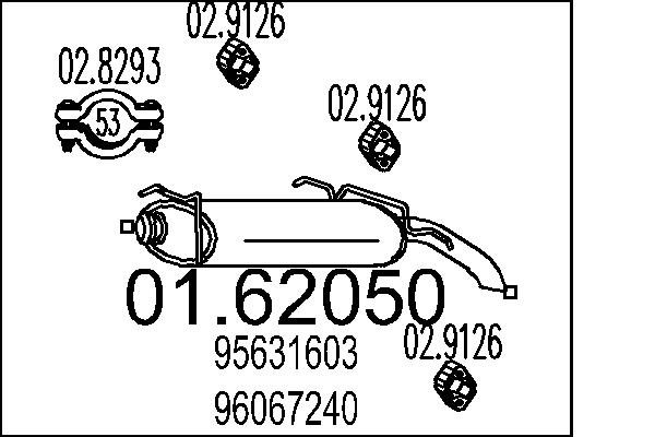 MTS 01.62050 Silenziatore...