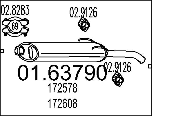 MTS 01.63790 Silenziatore...