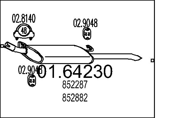 MTS 01.64230 Silenziatore...