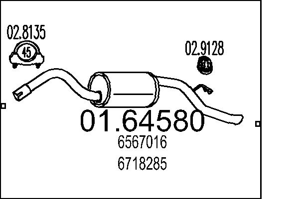 MTS 01.64580 Silenziatore...