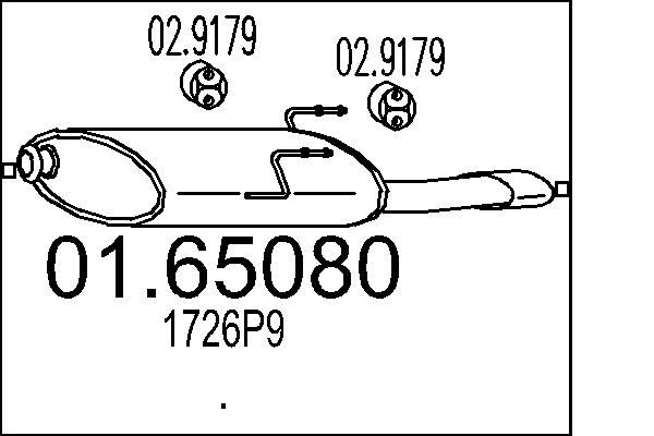 MTS 01.65080 Silenziatore...