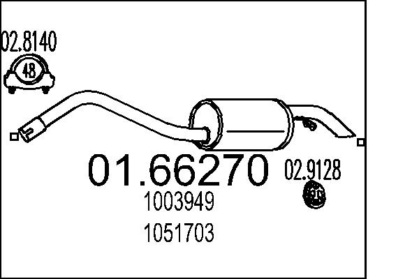 MTS 01.66270 Silenziatore...