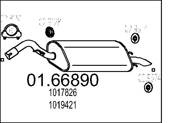 MTS 01.66890 Silenziatore...