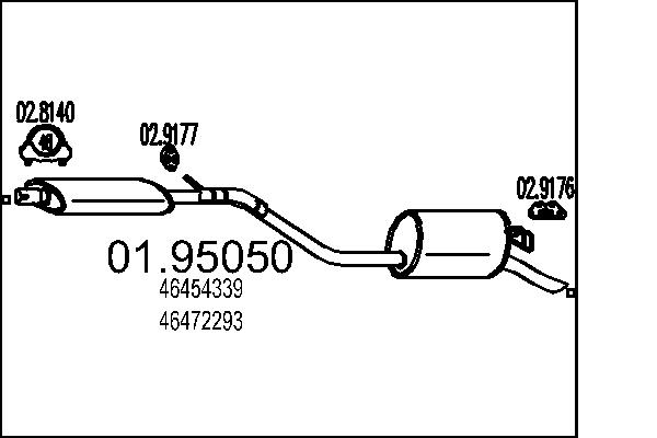 MTS 01.95050 Silenziatore...