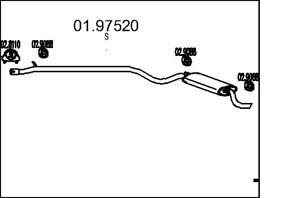 MTS 01.97520 Silenziatore...