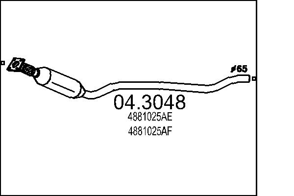 MTS 04.3048 Katalyzátor