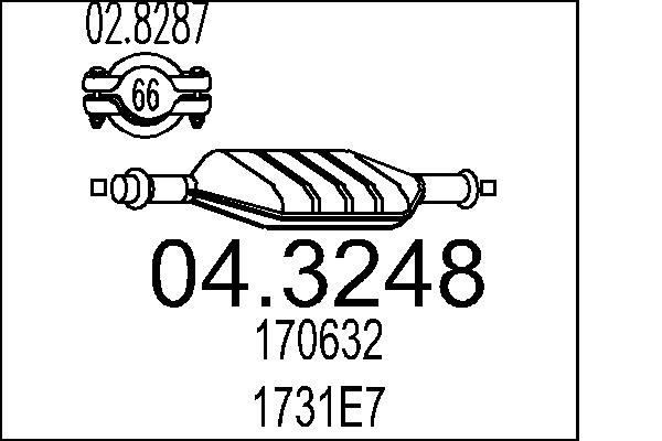 MTS 04.3248 Katalyzátor
