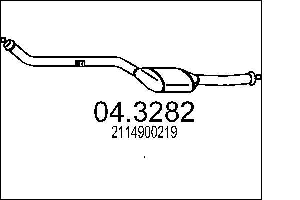 MTS 04.3282 Katalyzátor