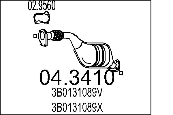 MTS 04.3410 Katalyzátor