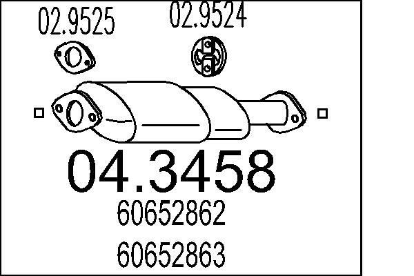 MTS 04.3458 Katalyzátor