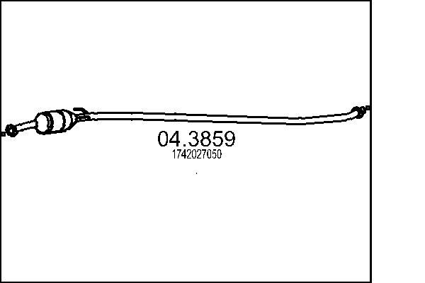 MTS 04.3859 Katalyzátor