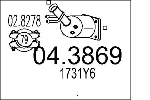 MTS 04.3869 Katalyzátor