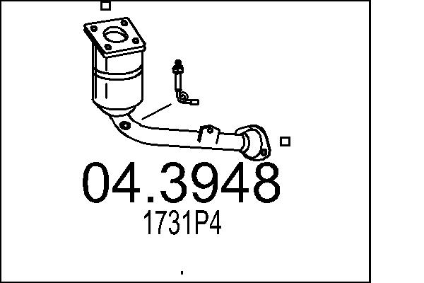 MTS 04.3948 Katalyzátor