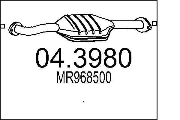 MTS 04.3980 Katalyzátor